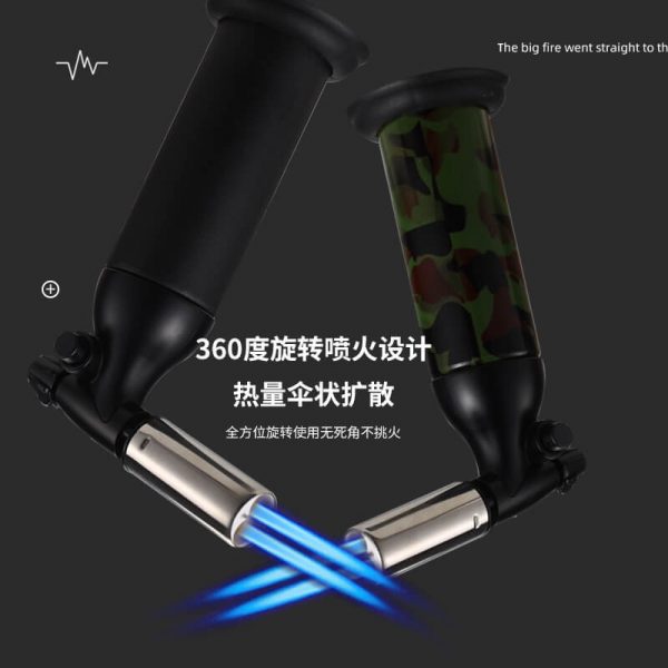 真探者烧烤烘焙点火器焊枪高温双火户外喷火枪双火大喷枪抗风喷枪GF9262 - 图片 5