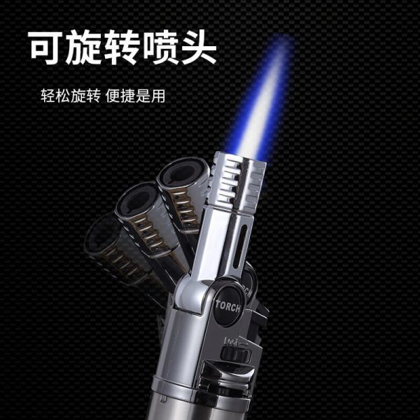 真探者雪茄点烟器金属焊枪点火器户外高温喷火枪直冲喷枪打火器GF910 - 图片 6