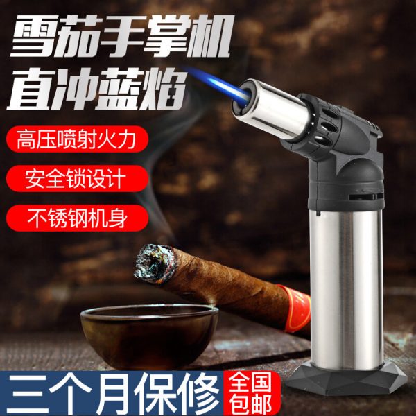 雪茄喷火枪户外高温喷射打火机金属焊枪点火点烟器GF911 - 图片 5