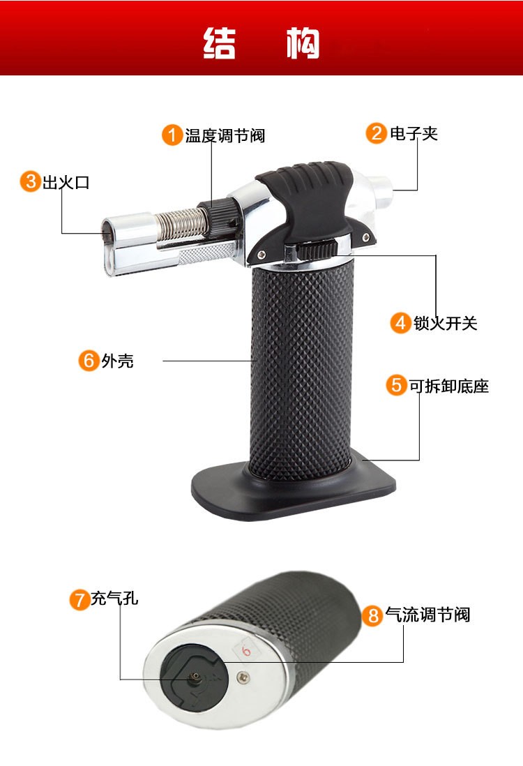 直冲打火机