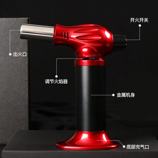 真探者直冲抗风烧烤喷火枪液化气焊枪点碳器火焰喷枪点火枪GF906 - 图片 3